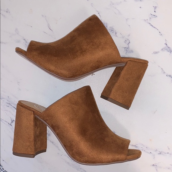 Brown Suede Mules - Picture 4 of 4